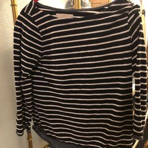 Ann Taylor Loft Striped Pullover Tunic Size SM
